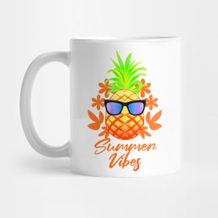 Summer Vibes Cool Tropical Pineapple Mug